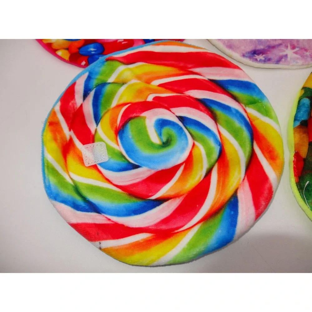 Cutitos Lot Plush Basic Fun Fruititos Babitos wraps Multi Color 5 Pcs Set 7 1/2